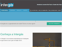 Tablet Screenshot of intergas.com.br